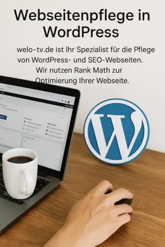 flyer zur Webseiten Pflege für Wordpress