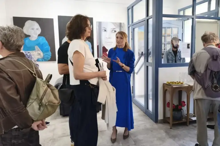 Bild von der Vernissage Elena Neuner